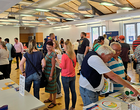 Besucherinnen und Besucher des Gesundheitstags im Jobcenter Alzey-Worms